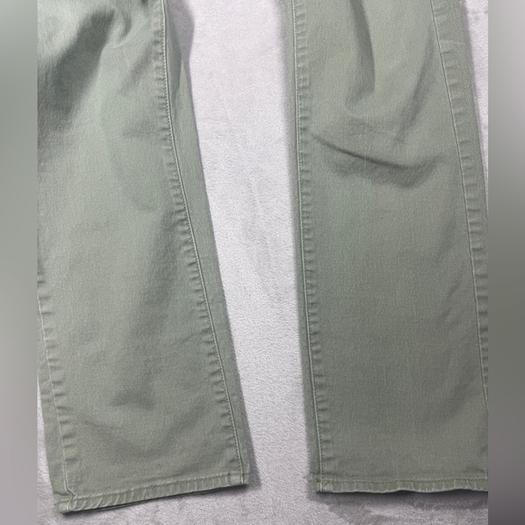 RVCA Men’s Daggers Denim Green Zip Fly Cotton Blend Tapered Skinny Jeans Size 36 - Picture 5 of 16